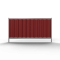 Mobile fence Trapez | Sheet metal panel: red | height: 1.20 m